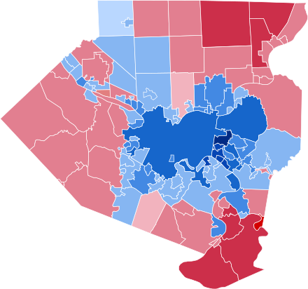 2020 Presidential Election by Township and City  Biden:      40–50%      50–60%      60–70%      70–80%      80–90%      90–100%Trump:      40–50%      50–60%      60–70%      70–80%