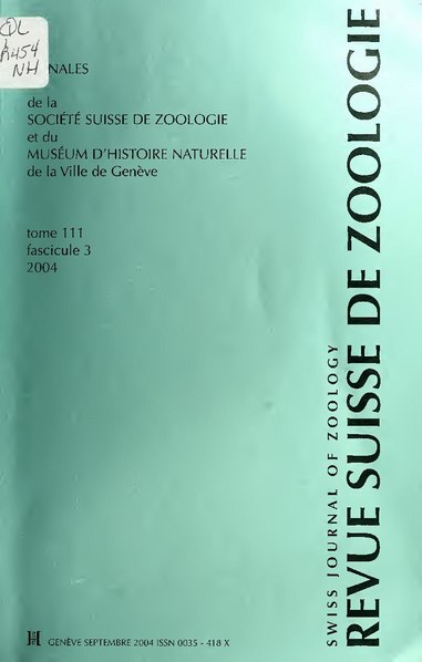 File:Revue suisse de zoologie (IA revuesuissede11132004schw).pdf