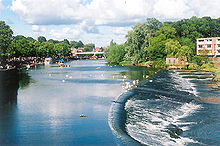 Chester Weir on the River Dee River Dee Chester England.jpg