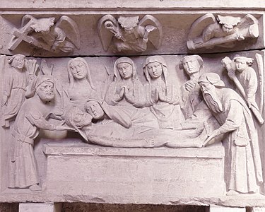 Relief sculpture from retable "Placement of Christ in the Tomb" (Chapel of St. Anne, (16th c.)