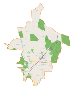 Mapa lokalizacyjna gminy Rogów