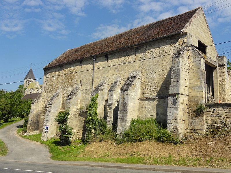 File:Rousseloy (60), ancienne grange dîmière, rue de Clermont 2.jpg