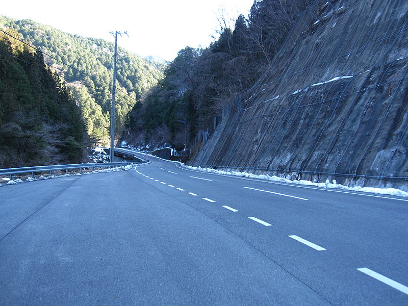 File:Route 256,Sirakawa Town,Gifu Prefecture,Japan.JPG