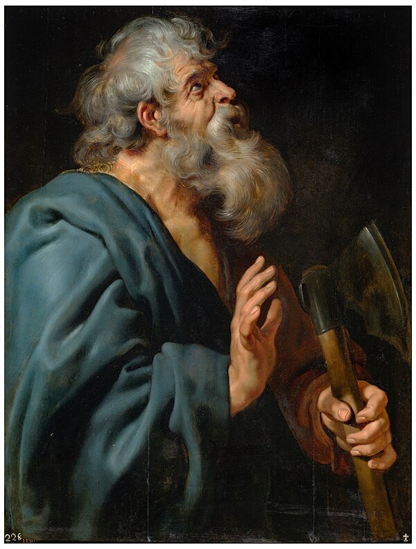 St Matthias by Peter Paul Rubens, c. 1611