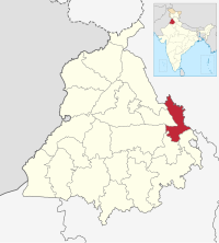 Rupnagar i Punjab (Indien) .svg