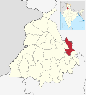 Rupnagar district District in Punjab, India