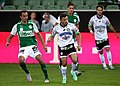 * Nomination Donis Avdijaj (SK Sturm Graz, in front) ifollowed by Manuel Prietl (SV Mattersburg, left) ans Thorsten Röcher (behind). --Steindy 00:20, 5 October 2021 (UTC) * Promotion  Support Good quality. --Commonists 20:00, 5 October 2021 (UTC)