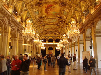 La salle des fêtes de l'Hôtel de Ville de Paris