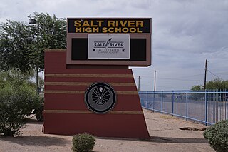 <span class="mw-page-title-main">Salt River High School</span> Public high school (charter) school in Scottsdale, Arizona, United States