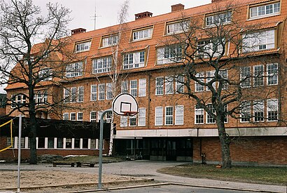 Vägbeskrivningar till Saltsjöbadens Samskola med kollektivtrafik