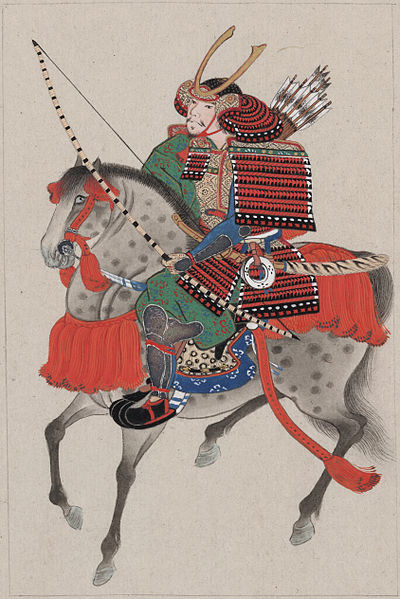 চিত্ৰ:Samurai on horseback0.jpg