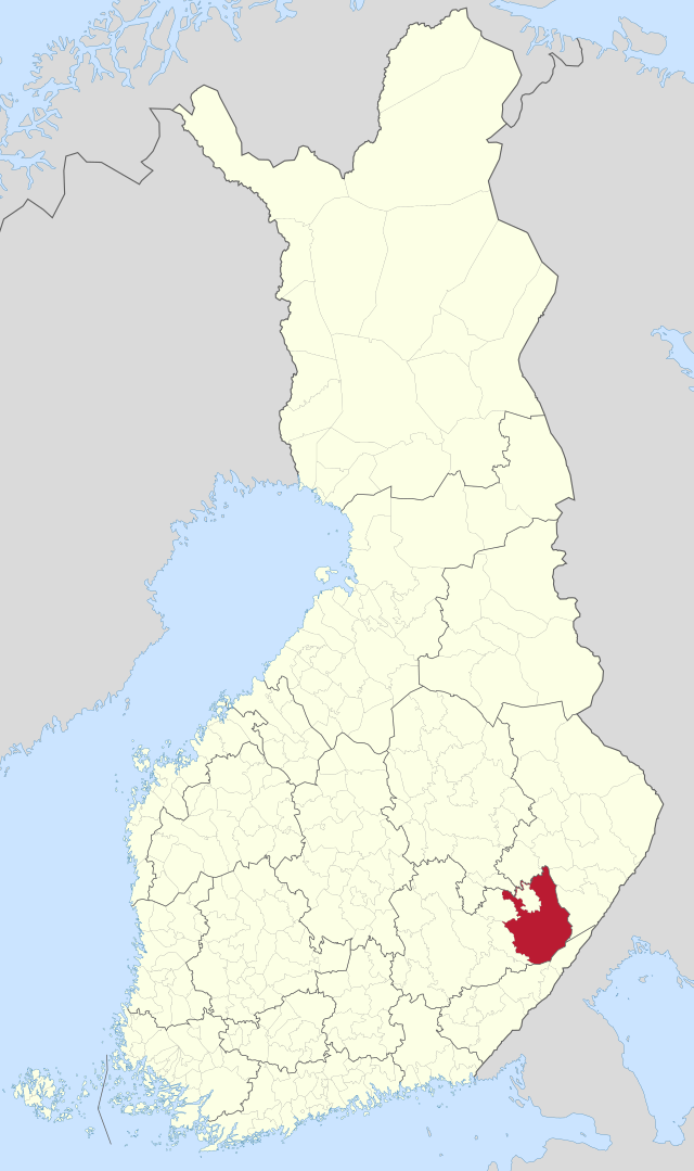 Savonlinna Somijas kartē