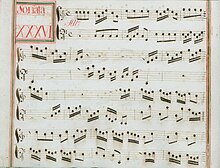 partitura manuscrita