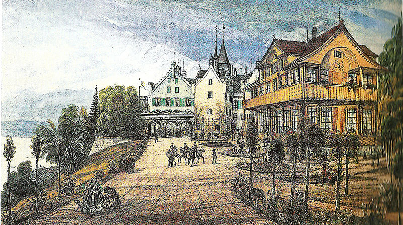 ファイル:Schloss Wartegg 1854, Gouache von Jakob Eggli (1812-1880).JPG