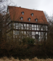 English: Half-timbered building "Alteburg" in Schotten, Hesse, Germany