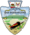 San Bernardino county seal.