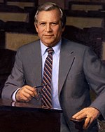 Photographic portrait of George H. W. Bush