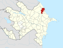 Distretto di Şabran – Localizzazione