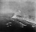 Sixth Fleet during invasion of Iwo Jima. Mount Suribachi in background. ca. 02/19/1945