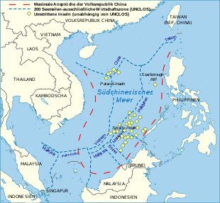 Territorialkonflikte Im Südchinesischen Meer: Geografie, Geschichte, Umstrittene Gebiete
