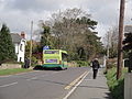 The rear of Southern Vectis bus 2632 Rocken End (reg. S632 JRU), a 1998 Optare Solo M850 in Landguard Manor Road, Shanklin, Isle of Wight on route 22.