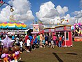 line at ticket booths