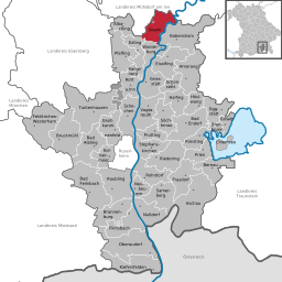 Läget för Soyen i Landkreis Rosenheim