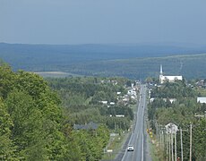 Route 269 between Saint-Gédéon-de-Beauce and Saint-Théophile.