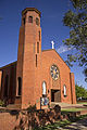 St Joseph's Catholic Church on the corner of Wade Ave South and Church St in Leeton, New South Wales.