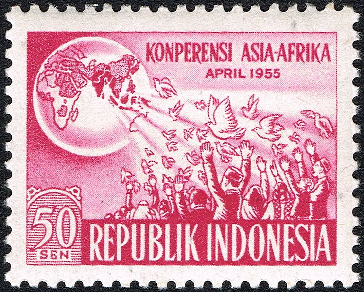 File:Stamp of Indonesia - 1955 - Colnect 260830 - Asian African Conference.jpeg