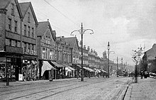 How Stanley Road looked around 1905, with the shops that would later be demolished Stanley Road Bootle c1905.jpg