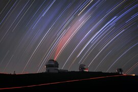 Star Trails and the Lone Twin (iotw2114a).tiff