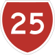 Държавна магистрала 25 NZ.svg