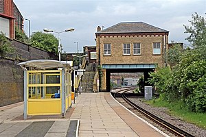 Station building, Bank Hall Railway Station (geograph 2995741).jpg