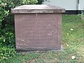 Gedenkstein auf dem Friedhof Wehlheiden in Kassel