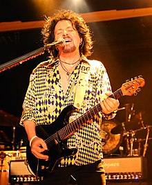 Lukather performing in 2017