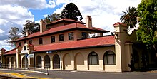 The San Joaquin Street Amtrak station in Stockton