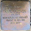 Stolperstein Alt Heddernheim 63 Karl Salomon