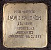 Stolperstein Westfälische Str 63 (Halsee) David Salomon.jpg