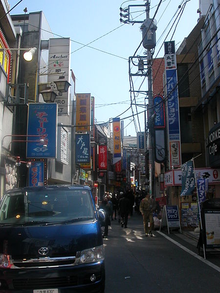 Takadanobaba in Shinjuku, part of Yamanote
