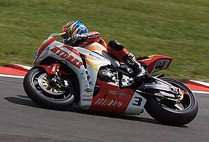 Easton at the 2009 British Superbike Championship