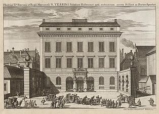 Tessinska palatset, 1702