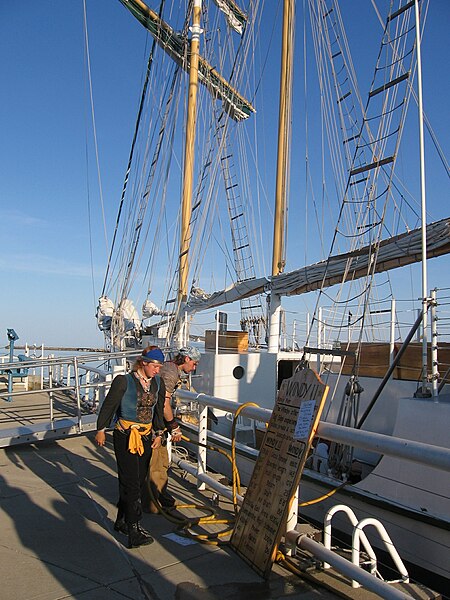 File:Tall ship in port at Port Washington.JPG