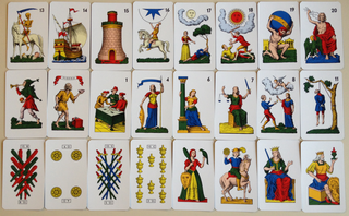 Tarocco Siciliano Tarot card deck