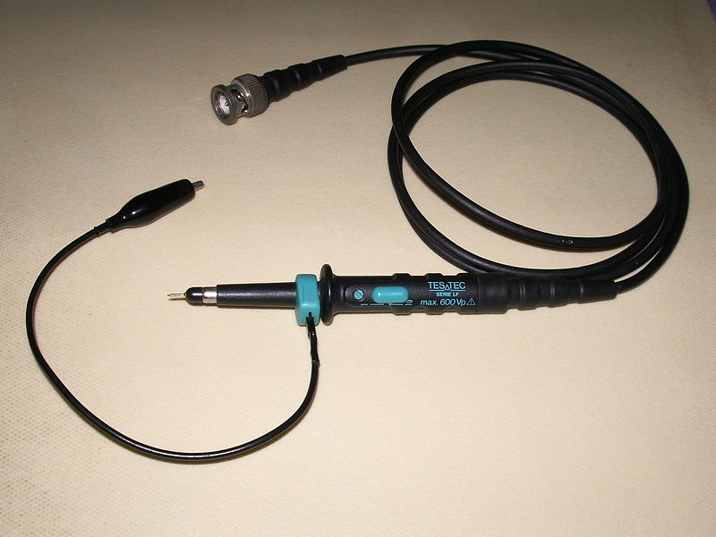 10m Largeur Oscilloscope Sonde différentielle Gain Split