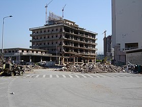 مكان التفجير حيث تم اغتيال رفيق الحريري