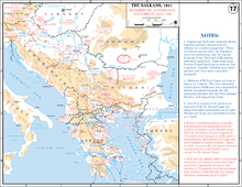 Axis advances in the Balkans during early 1941 The Balkans 1941.PNG