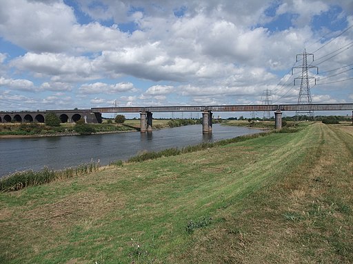 The Fledborough viaduct and bridge - geograph.org.uk - 2587502