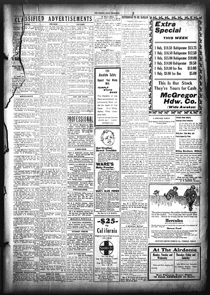File:The Temple Daily Telegram (Temple, Tex.), Vol. 3, No. 249, Ed. 1 Sunday, September 4, 1910 - DPLA - 06a2e2bc2a30f78b969c28a997e28760 (page 7).jpg