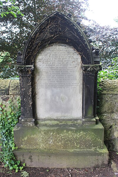 File:The grave of Very Rev Mackintosh MacKay, Duddingston Kirkyard.jpg